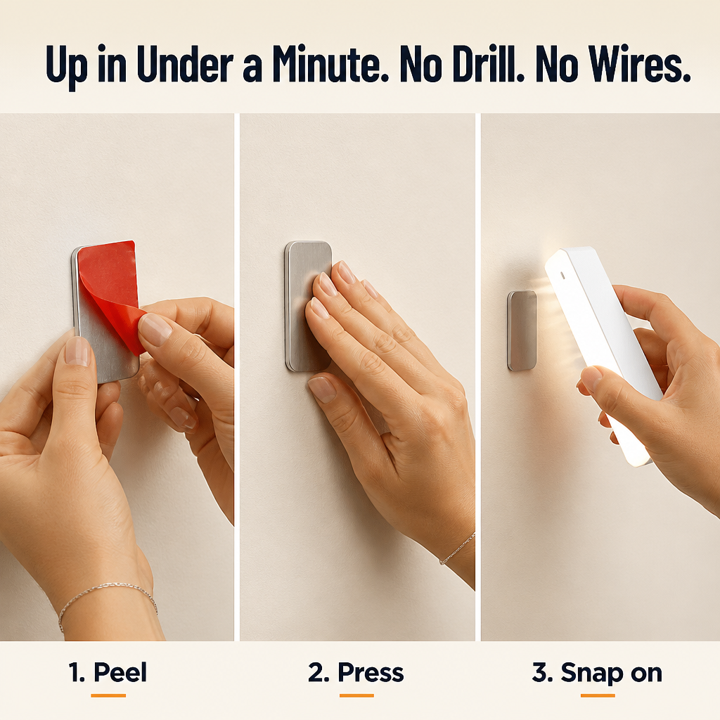LumaSense — Light Up Any Dark Closet, Hallway or Stair Without Wiring - Lamylie