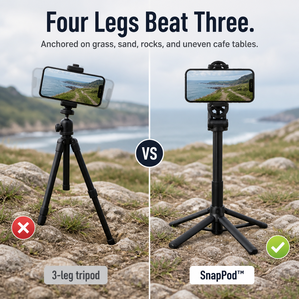 SnapStudio — Snap Your Phone In, Pop Four Legs Out, Hit Record - Lamylie