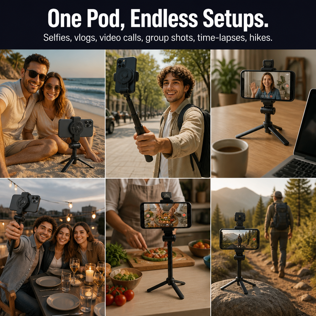 SnapStudio — Snap Your Phone In, Pop Four Legs Out, Hit Record - Lamylie