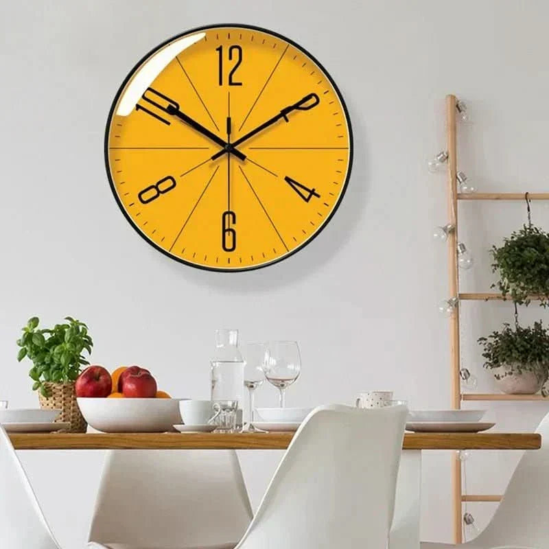 Minimalist Design Wall Clock for Quiet Environments - Lamylie