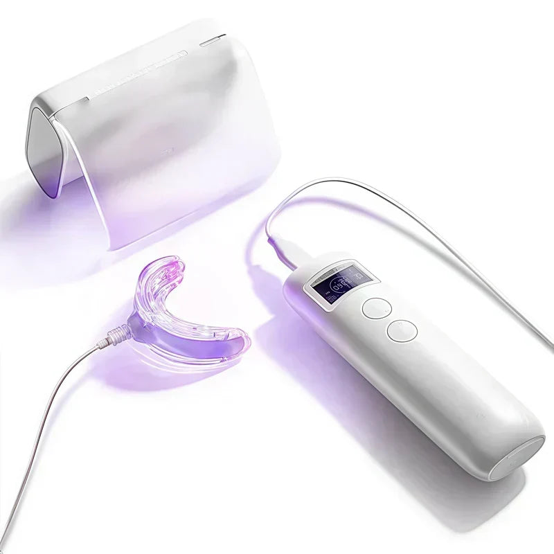 Přístroj LuminaGum pro terapii červeným a modrým světlem — 16 diod, dvouvlnný design