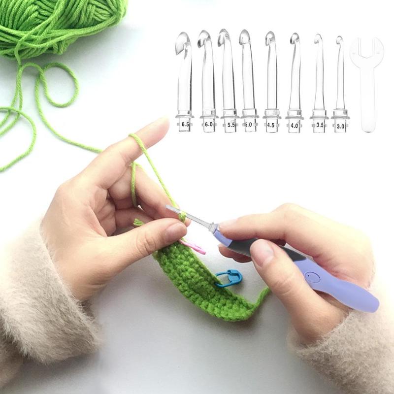 Croșetă LED cu mâner ergonomic – design Glow Stitch - Lamylie