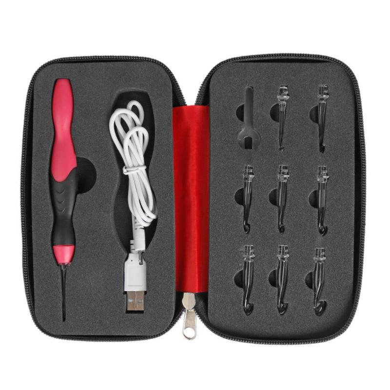 Croșetă LED cu mâner ergonomic – design Glow Stitch - Lamylie