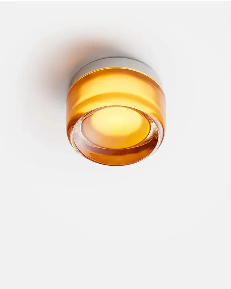 Minimalist LED Wall Lamp Round Aluminum Acrylic Diffuse Light Warm White Modern Design Compact Bedroom Hallway Accent Lighting - Lamylie