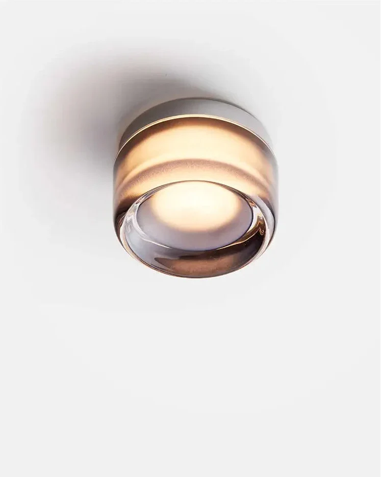 Minimalist LED Wall Lamp Round Aluminum Acrylic Diffuse Light Warm White Modern Design Compact Bedroom Hallway Accent Lighting - Lamylie