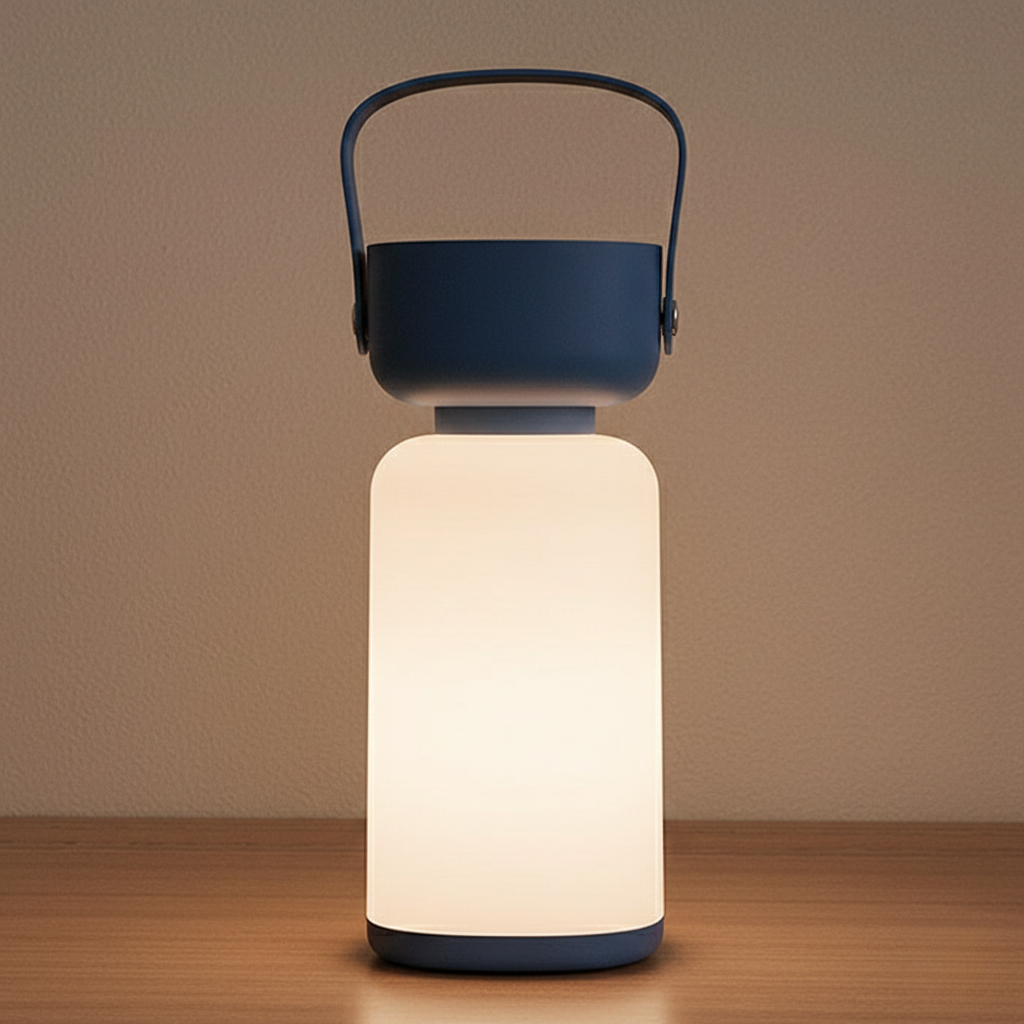 مصباح طاولة LED محمول أسطواني الشكل | تصميم عصري مقاوم للماء، قابل لإعادة الشحن عبر USB - Lamylie