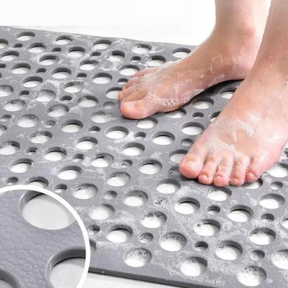 Non-Slip Bath Mat for Safe Use in Bathroom - Lamylie