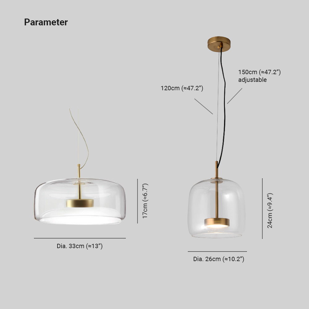 Lampă suspendată vintage SolsticeBrook cu LED — lampă de tavan inspirată de stilul retro