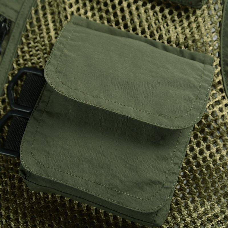 Angel- und Jagdweste mit mehreren Taschen für den Outdoor-Einsatz - Lamylie