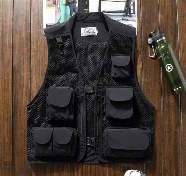 Angel- und Jagdweste mit mehreren Taschen für den Outdoor-Einsatz - Lamylie