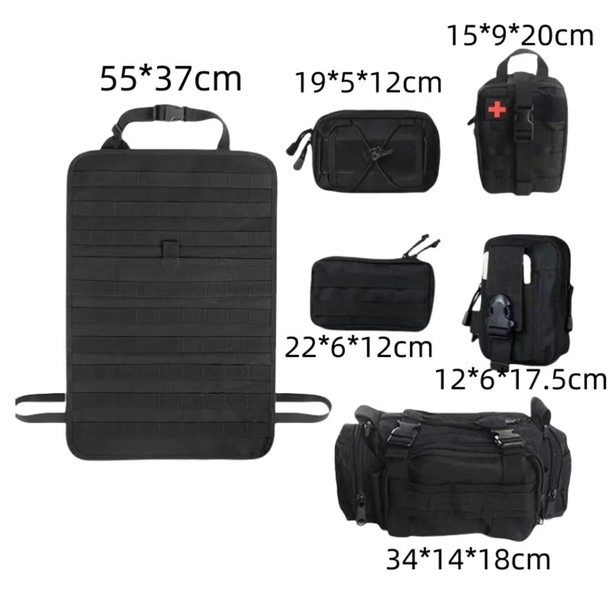 Sac organiseur MOLLE pour dossier de siège de véhicule – Solution de rangement tactique - Lamylie