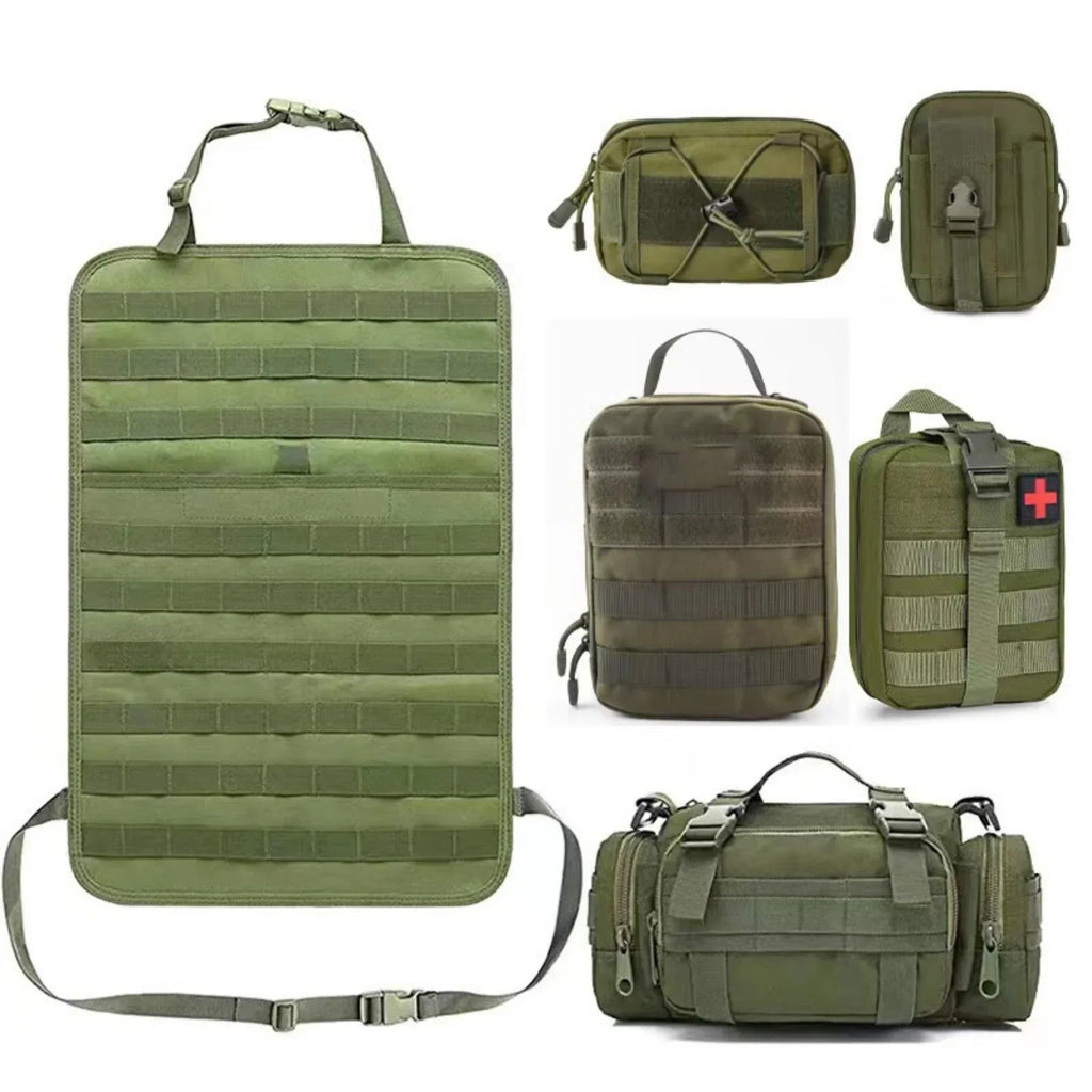 Sac organiseur MOLLE pour dossier de siège de véhicule – Solution de rangement tactique - Lamylie
