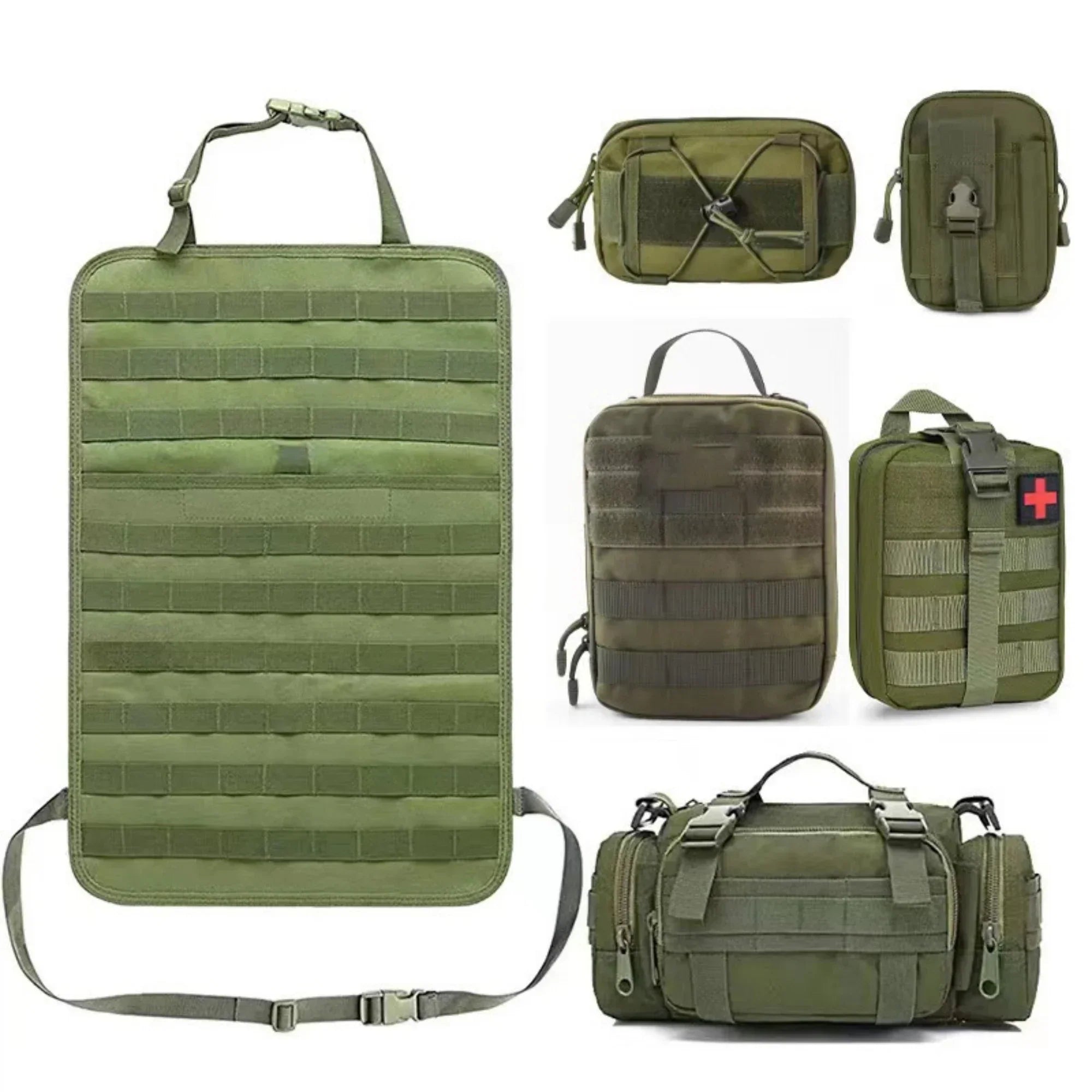 Sac organiseur MOLLE pour dossier de siège de véhicule – Solution de rangement tactique - Lamylie