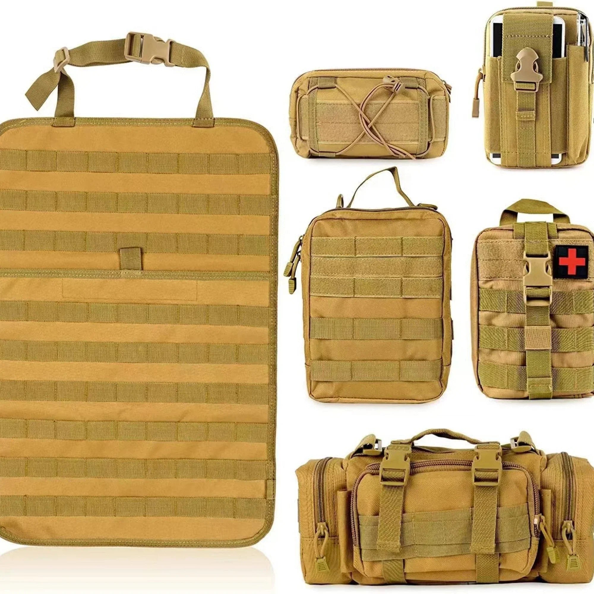 Sac organiseur MOLLE pour dossier de siège de véhicule – Solution de rangement tactique - Lamylie