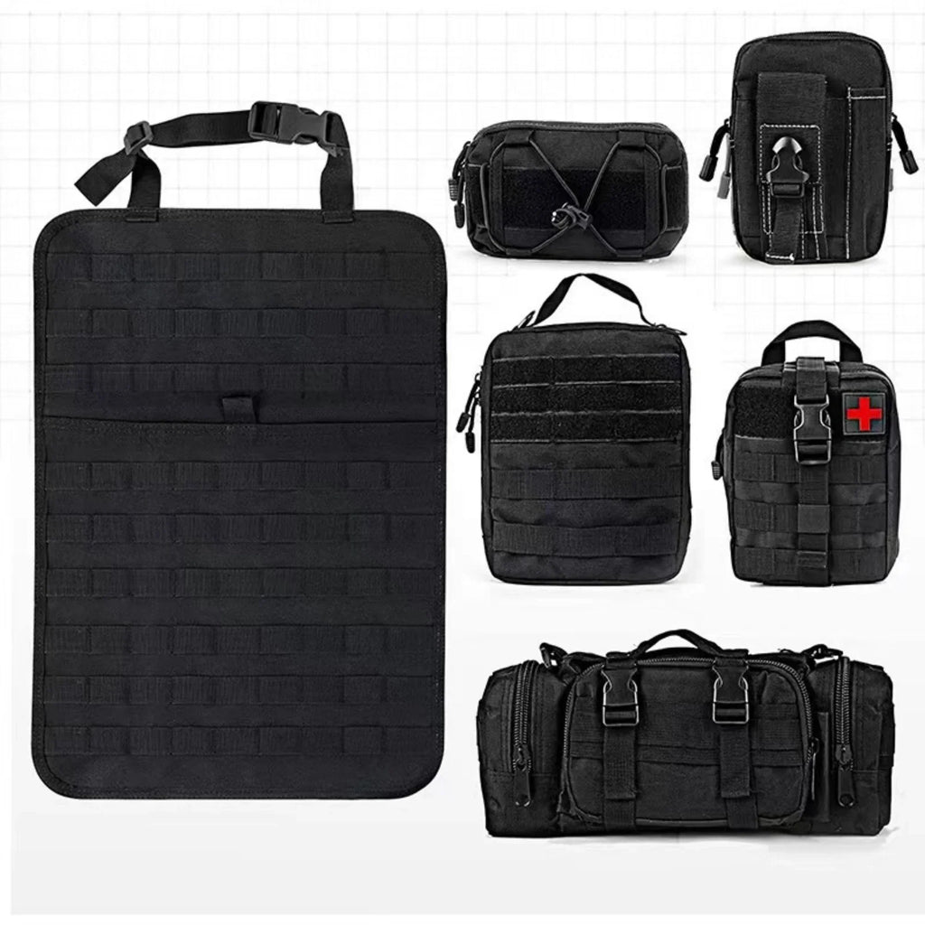 Sac organiseur MOLLE pour dossier de siège de véhicule – Solution de rangement tactique - Lamylie