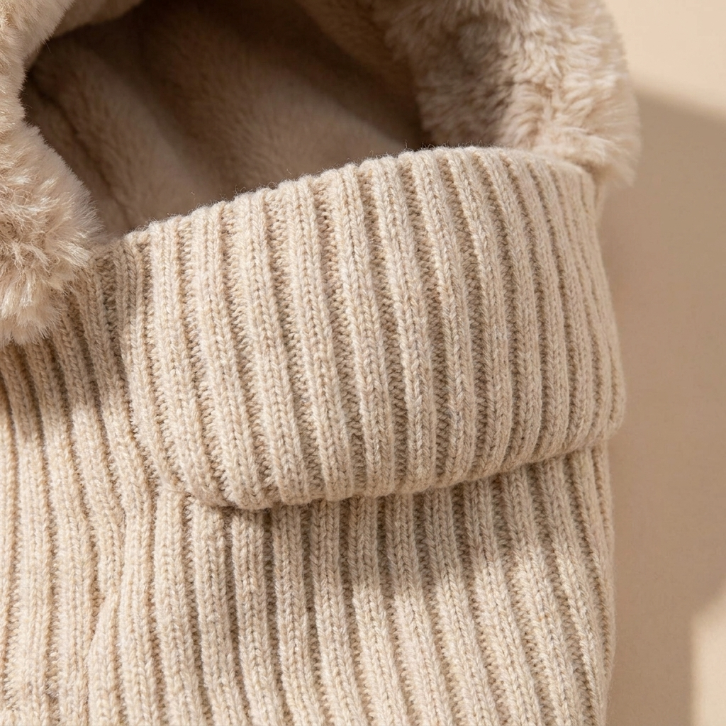 ChillGuard – Sciarpa con cappuccio foderata in morbido peluche e vestibilità regolabile con coulisse - Lamylie