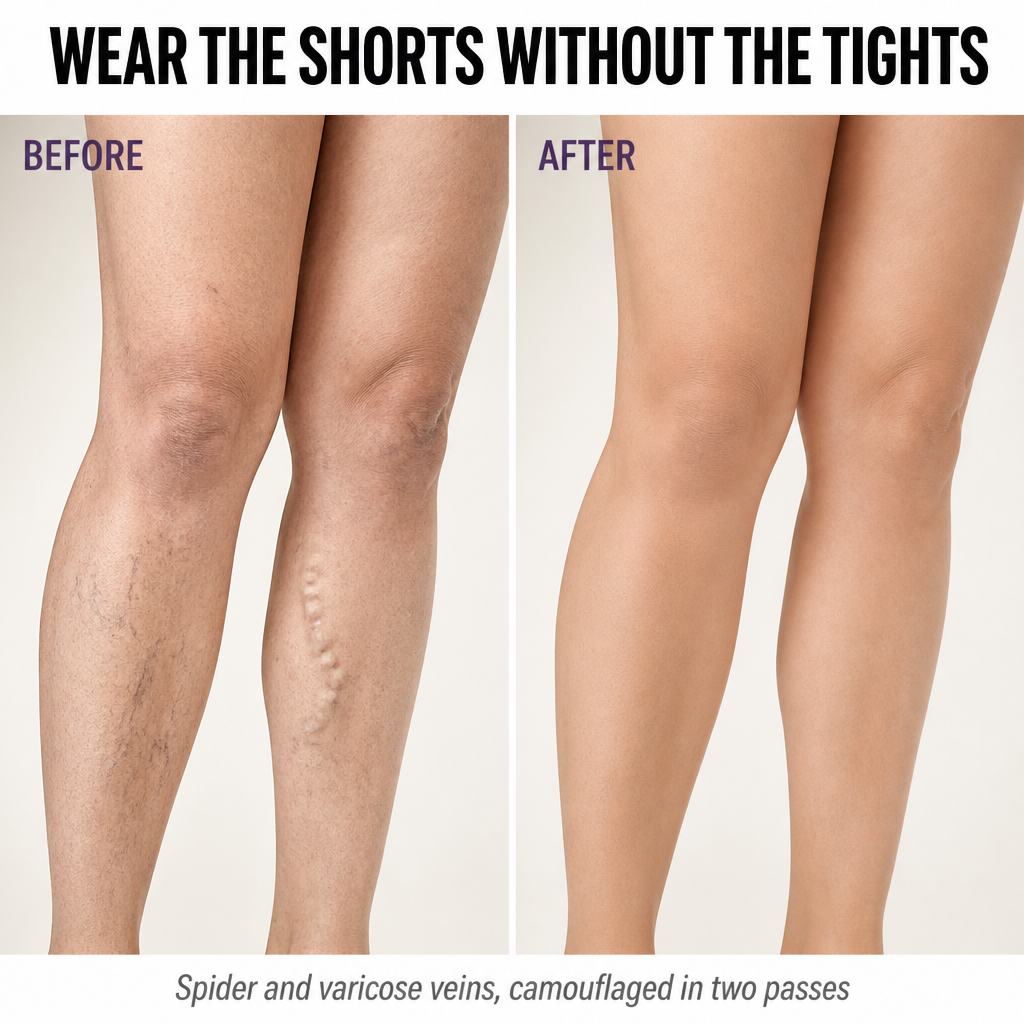 LuminiqueAura — Cover Tattoos, Scars and Spider Veins Without Streaking or Transferring - Lamylie