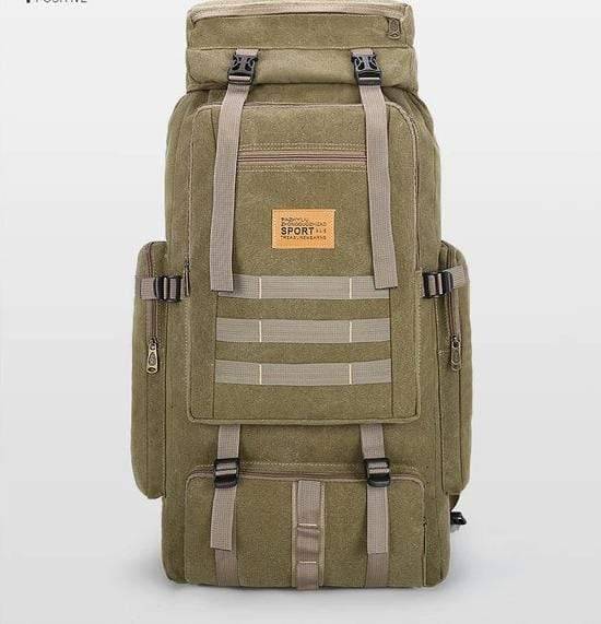 Military-Style 80L Backpack for Hiking and Outdoor Adventures - Lamylie