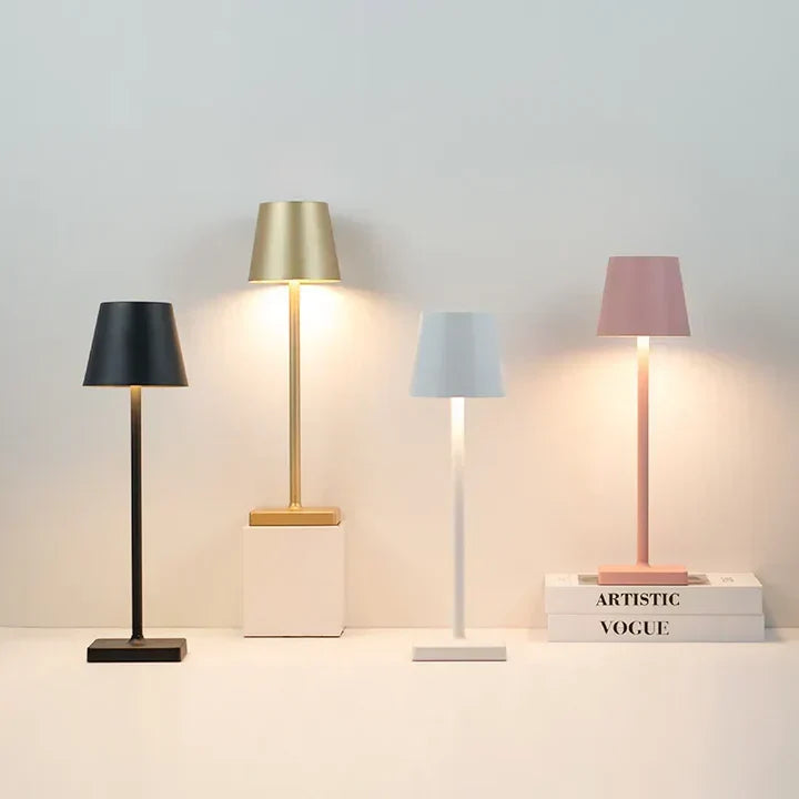 Wireless LED Desk Lamp with Touch Dimmer – Cordless, Pure Ambiance - Lamylie