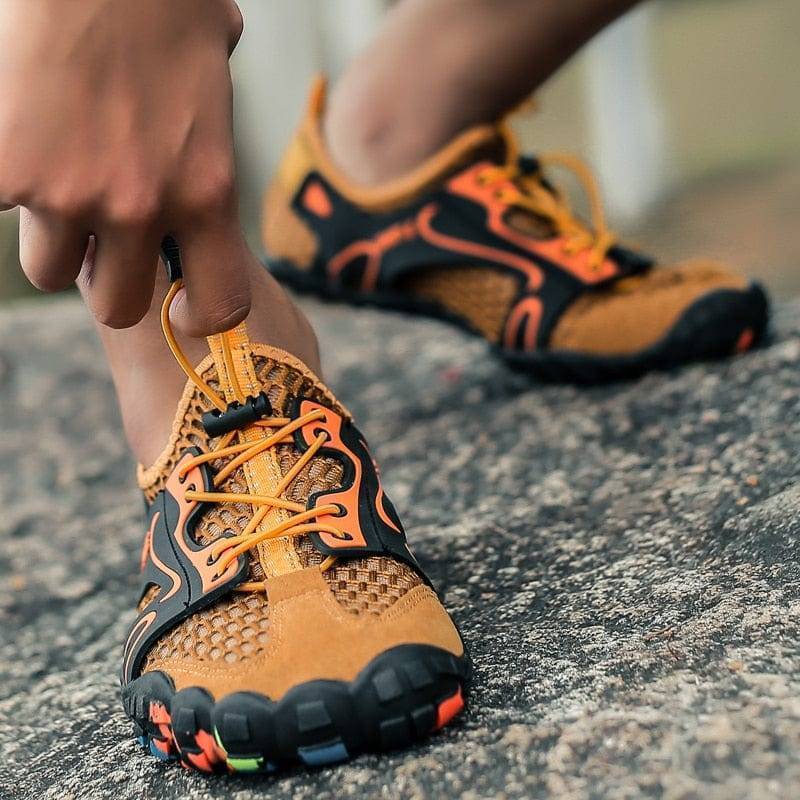 Bottes de randonnée pour homme – Design léger et imperméable avec adhérence améliorée – Lamylie