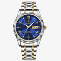 Montre automatique pour homme avec bracelet classique en cuir – 40 mm – Lamylie
