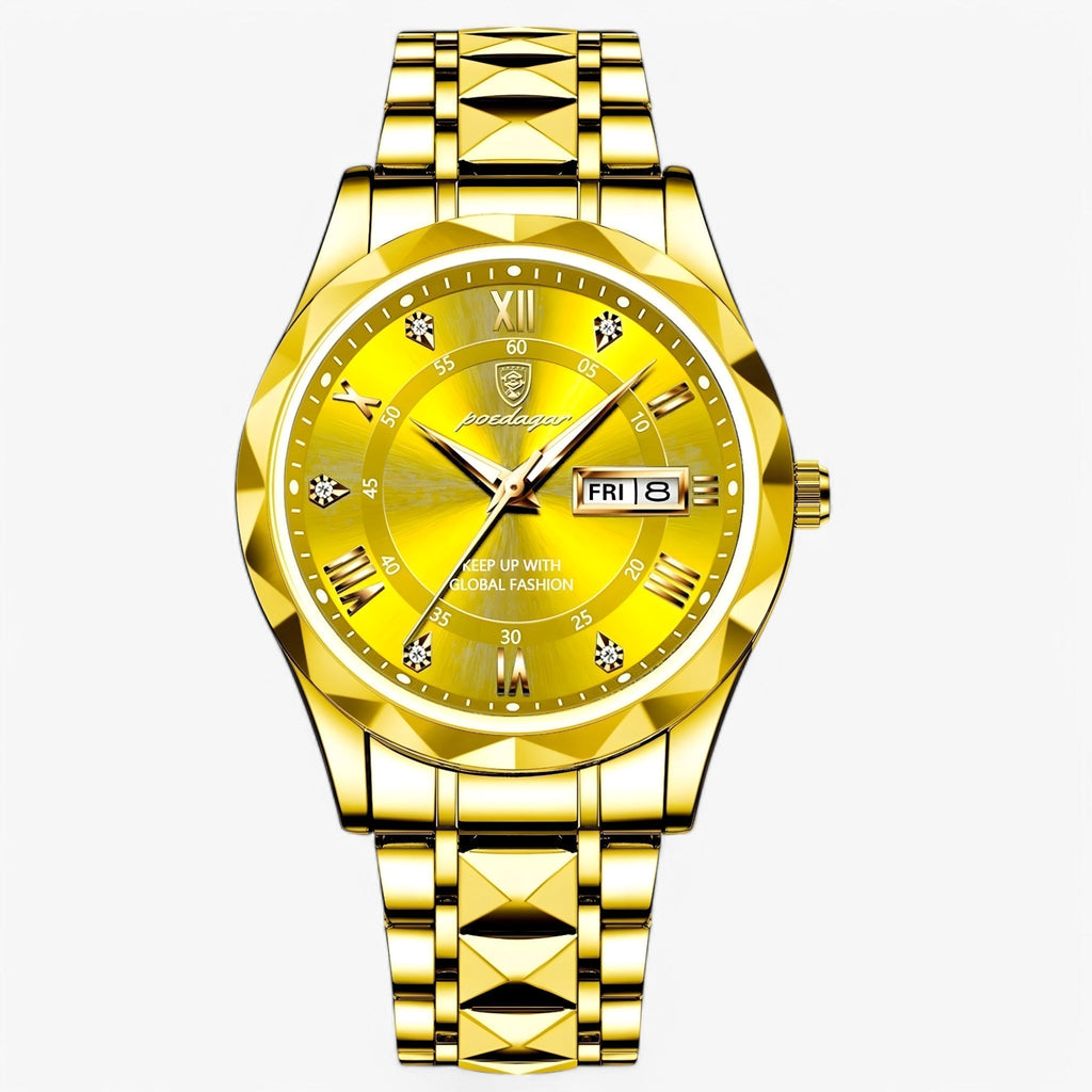 Montre automatique pour homme avec bracelet classique en cuir – 40 mm – Lamylie
