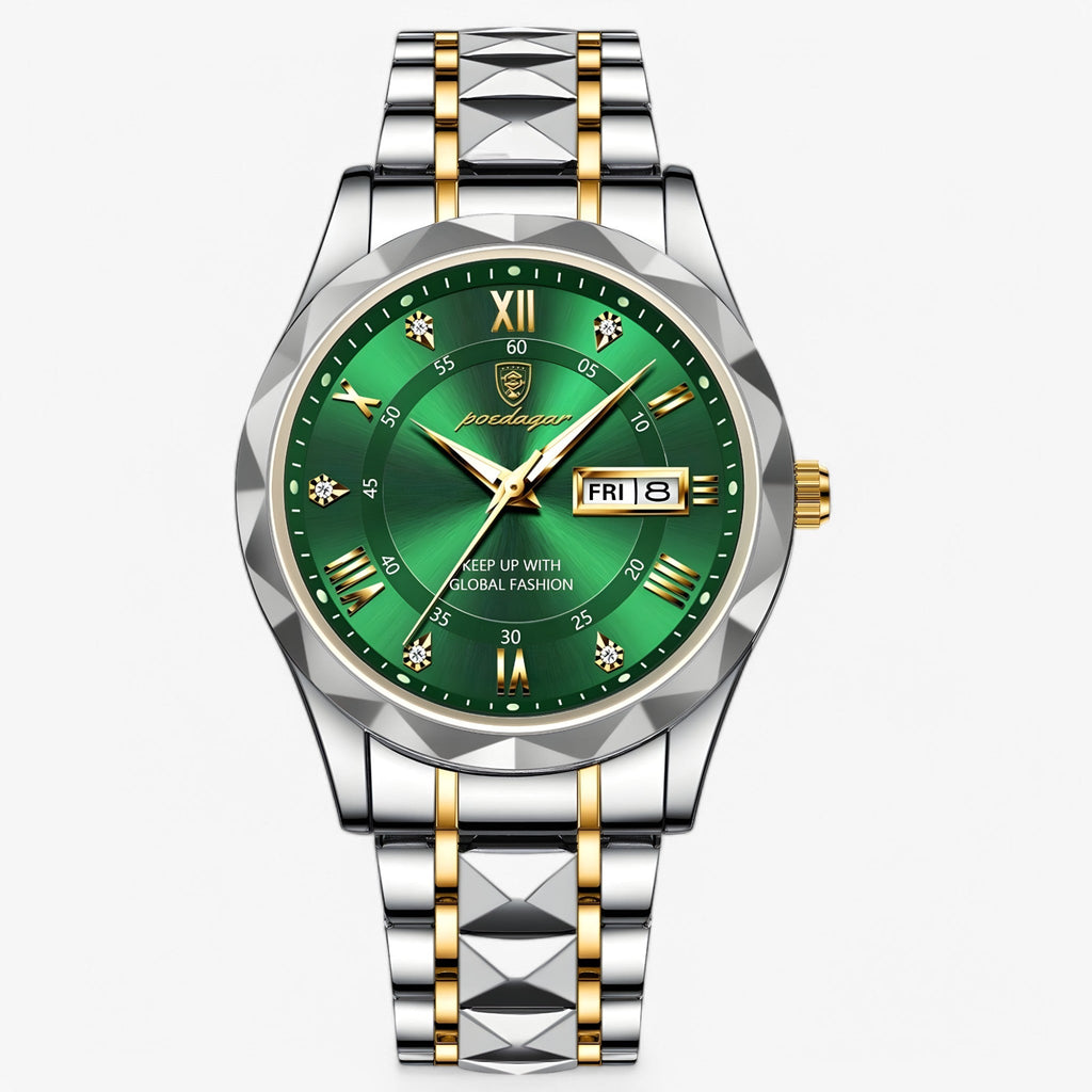Montre automatique pour homme avec bracelet classique en cuir – 40 mm – Lamylie