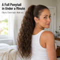 LuxeLush — Clip On a Full, Beachy-Wave Ponytail in Under a Minute - Lamylie