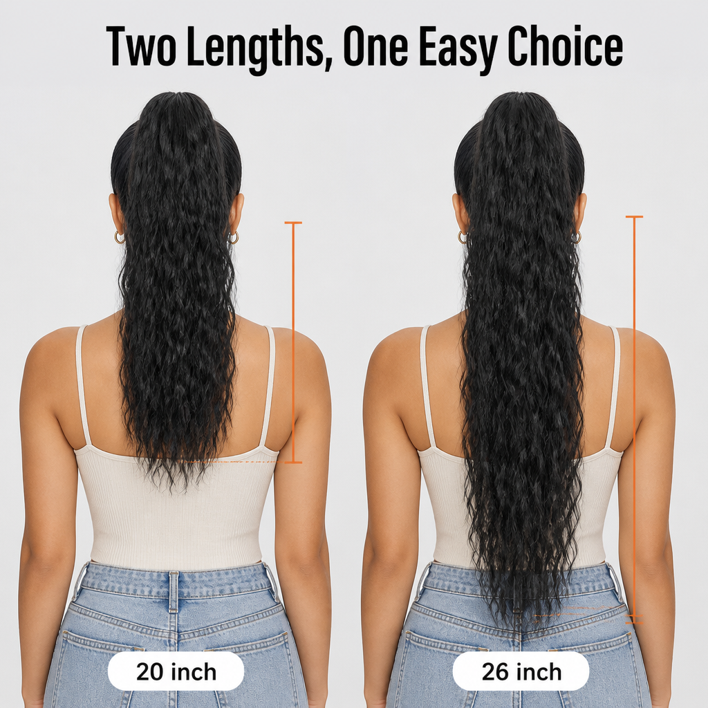 LuxeLush — Clip On a Full, Beachy-Wave Ponytail in Under a Minute - Lamylie