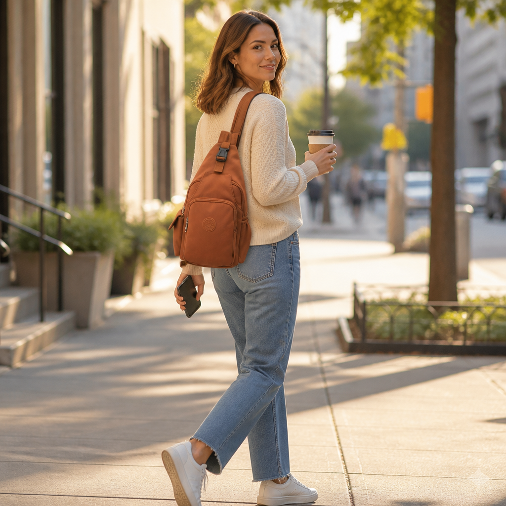 Korva – Convertible Sling Crossbody with Hidden Backpack Conversion - Lamylie