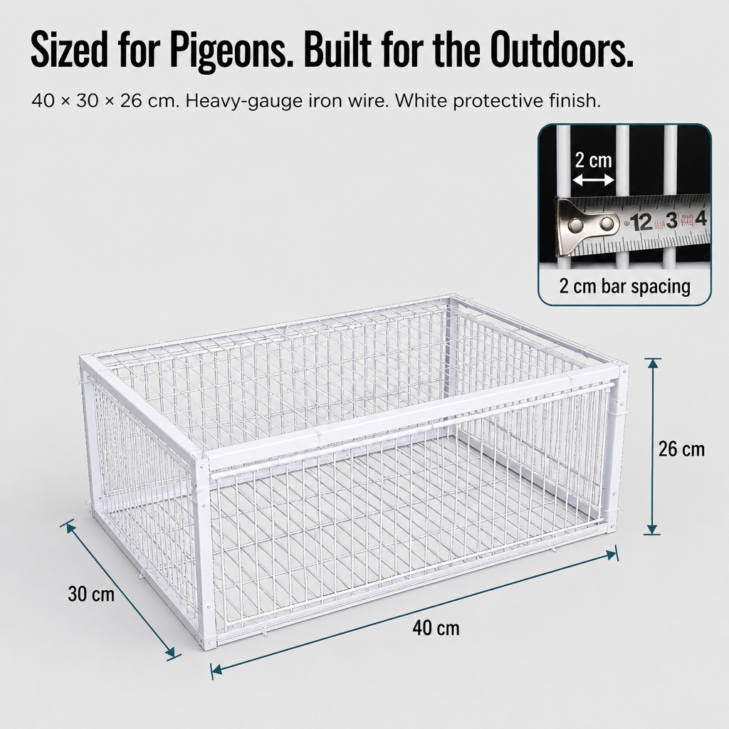 FeatherGuard — Captura humanamente las palomas que destrozan tu jardín, sin púas ni veneno - Lamylie