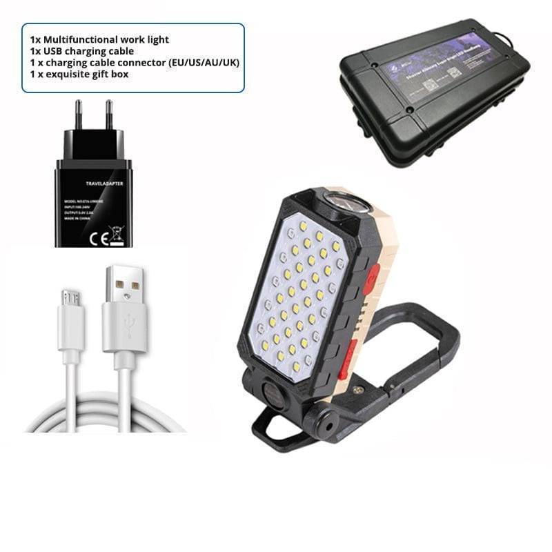 Φως εργασίας COB LED με μαγνητική βάση και λειτουργία power bank - Lamylie