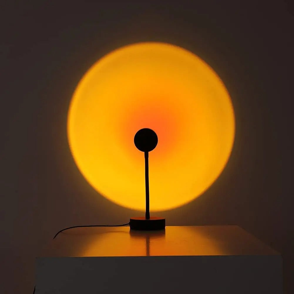 Sunset Lamp | 16 Colors + Remote Control LED Projector Table Lamp - USB Nightstand Lamps - Lamylie