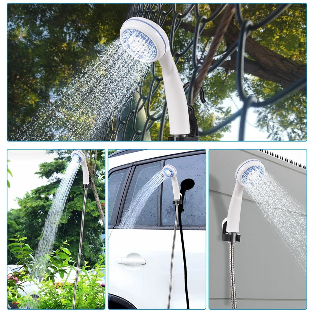 Portable Camping Shower Rechargeable USB for Outdoor Hiking Camping Beach - Lamylie