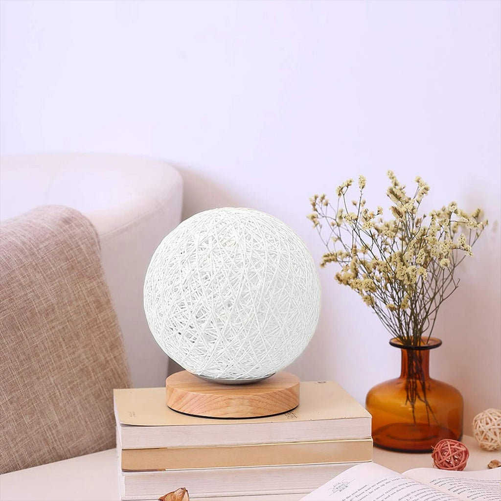 MoonLuxe | Handgefertigte dimmbare Rattan-Tischlampe - Lamylie