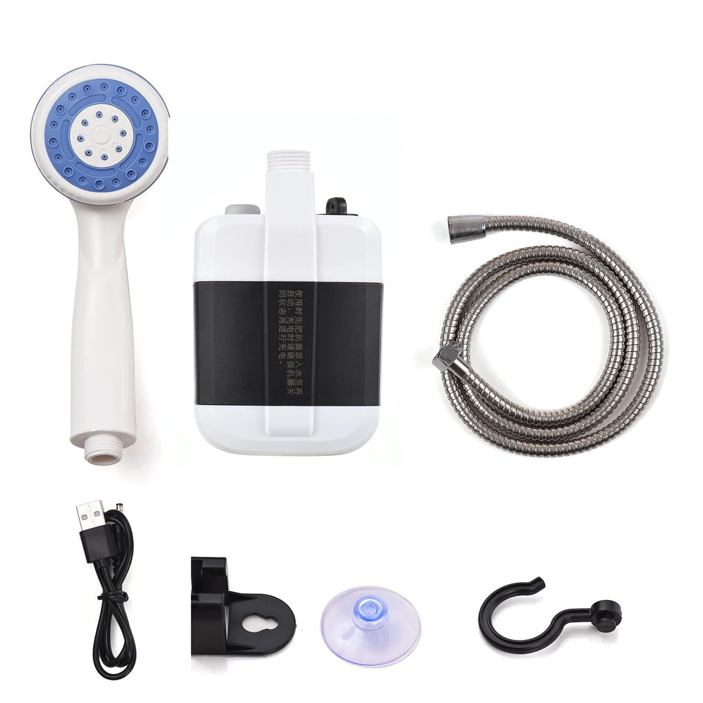 Portable Camping Shower Rechargeable USB for Outdoor Hiking Camping Beach - Lamylie