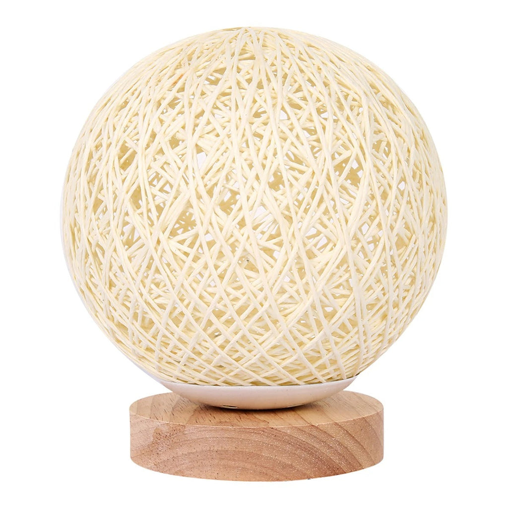 MoonLuxe | Handgefertigte dimmbare Rattan-Tischlampe - Lamylie