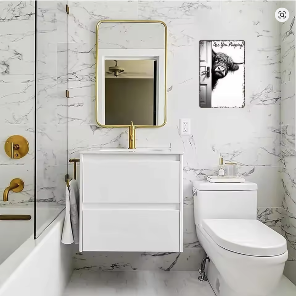 Charming Bathroom Décor That Adds Humor and Joy - Lamylie