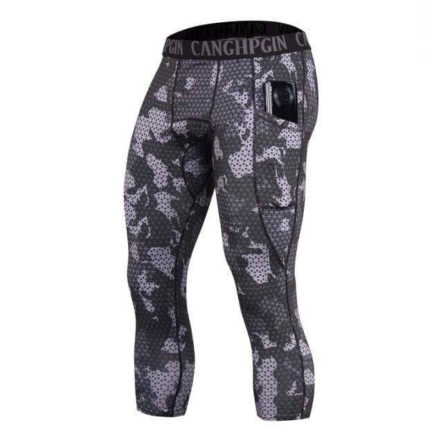 Leggings de compression pour hommes pour la performance – longueur corsaire - Lamylie