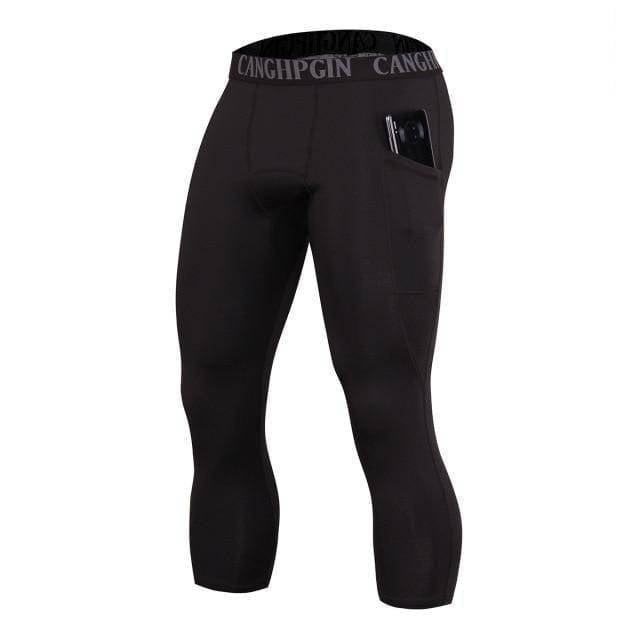 Leggings de compression pour hommes pour la performance – longueur corsaire - Lamylie