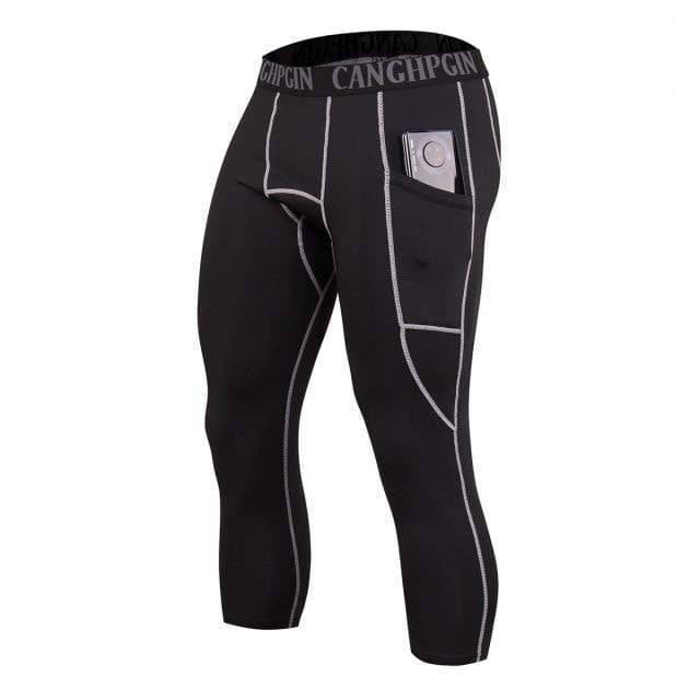 Leggings de compression pour hommes pour la performance – longueur corsaire - Lamylie