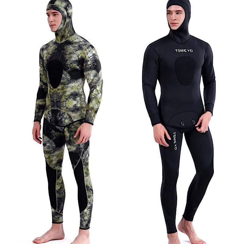 Neoprenový celotělový potápěčský oblek pro muže - maskáčový design - Lamylie