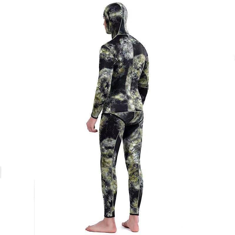 Neoprenový celotělový potápěčský oblek pro muže - maskáčový design - Lamylie