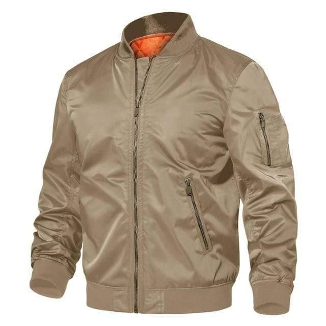 Giacca bomber classica da uomo con tasche multiuso - Lamylie