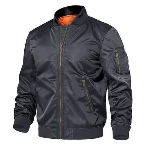 Giacca bomber classica da uomo con tasche multiuso - Lamylie