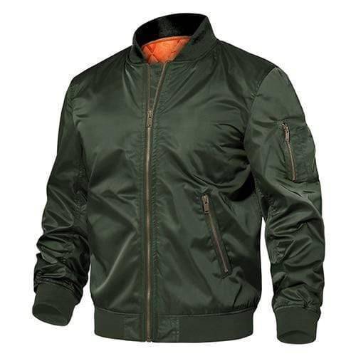 Giacca bomber classica da uomo con tasche multiuso - Lamylie