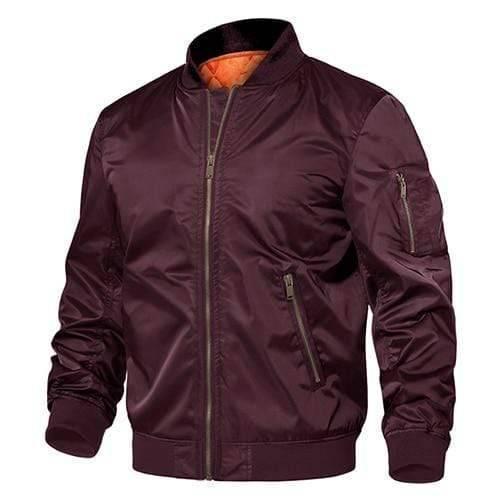 Giacca bomber classica da uomo con tasche multiuso - Lamylie