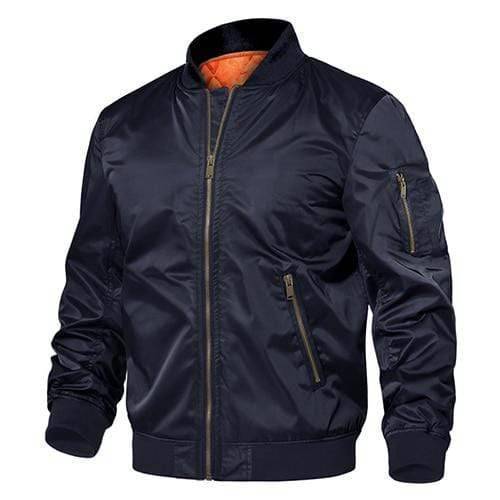 Giacca bomber classica da uomo con tasche multiuso - Lamylie