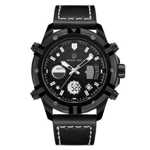 Military Style Quartz Watch for Men – Waterproof Digital Timepiece - Lamylie