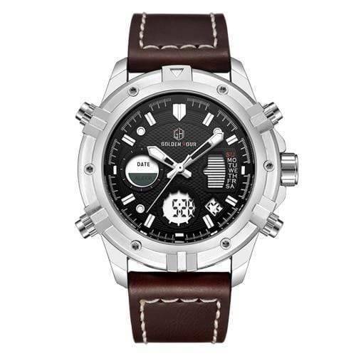 Military Style Quartz Watch for Men – Waterproof Digital Timepiece - Lamylie